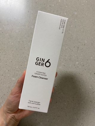 GINGER6 하이드레이팅 진저 워터 폼클렌징 — 5점을 준 리뷰어가 2021년 10월 올린 사용 사진