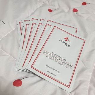 닥터마시멜로 마블러스 멀티 클리닉 마스크 — 4.5점을 준 리뷰어가 2021년 5월 올린 사용 사진