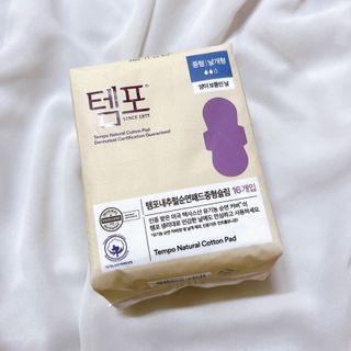 나우[템포] 템포 패드 내추럴 순면 생리대 SET(중형 슬림 + 대형 + 라이너) — 5점을 준 리뷰어가 2024년 4월 올린 사용 사진