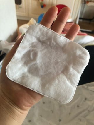 디어엘로디 프리미엄 유기농 베이비 솜티슈 40매 3 + 1 PACK — 5점을 준 리뷰어가 2021년 3월 올린 사용 사진