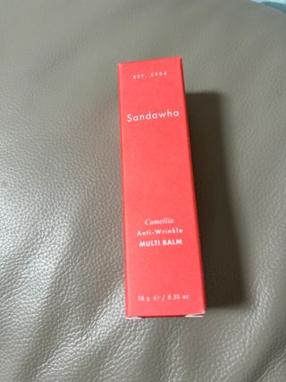 스킨큐어 산다화 카멜리아 안티 링클 멀티밤 — 5점을 준 리뷰어가 2022년 10월 올린 사용 사진