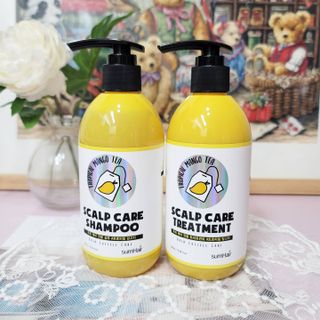 썸헤어 / SUMHAIR 썸헤어 스칼프 케어 샴푸+트리트먼트 트로피컬망고티 — 5점을 준 리뷰어가 2021년 6월 올린 사용 사진