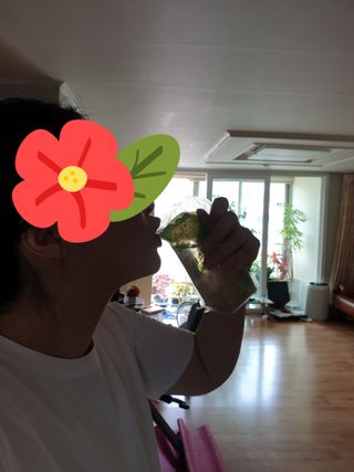 이롬 씨스루 프로틴워터 사과, 자몽 200ml x 12입 — 4점을 준 리뷰어가 2022년 9월 올린 사용 사진