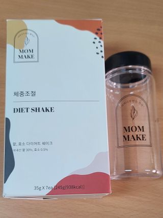 [맘메이크] 체중조절 다이어트 쉐이크 — 4점을 준 리뷰어가 2021년 7월 올린 사용 사진