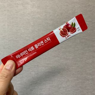 이너미인 석류 콜라겐 스틱 — 3점을 준 리뷰어가 2021년 1월 올린 사용 사진
