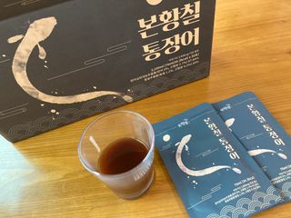 [비린내 완벽제거] 본황칠 통장어 국내산 장어즙 아르기닌 2800mg 장어즙효능 기력보강 — 5점을 준 리뷰어가 2022년 7월 올린 사용 사진