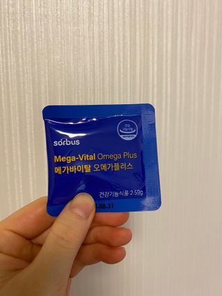 소버스 메가바이탈 오메가플러스 — 5점을 준 리뷰어가 2022년 3월 올린 사용 사진