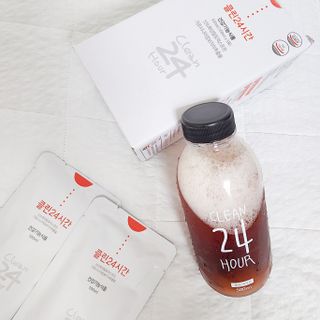 클린24시간 1BOX(5포) + 전용보틀(500ml) — 5점을 준 리뷰어가 2022년 8월 올린 사용 사진