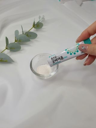 프리마인 유산균 국가지정연구소 선정, 살아있는 생유산균 200억 마리의 힘. 유산균n굿바이옴플러스 — 5점을 준 리뷰어가 2021년 11월 올린 사용 사진