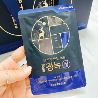 광동생활건강 [광동] 바르게 만든 녹용, 광동정녹청 30포. — 4.5점을 준 리뷰어가 2022년 6월 올린 사용 사진
