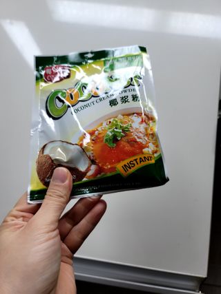 [유픽] 코코넛 커리부터 칵테일까지, 춘광 코코넛 크림 파우더 3입, 2세트, 총 6개 — 5점을 준 리뷰어가 2021년 2월 올린 사용 사진