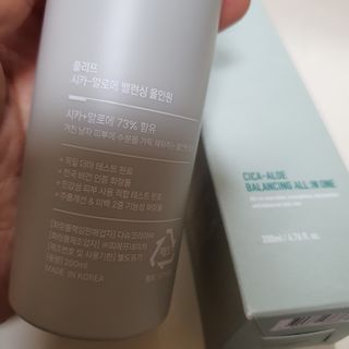 플리프 시카-알로에 밸런싱 올인원 200ml — 5점을 준 리뷰어가 2021년 2월 올린 사용 사진
