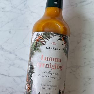 H365 [Kaskein Luomutyrniglögi] 핀란드 전통 무알콜 멀드와인 시벅톤 글로기 — 3점을 준 리뷰어가 2021년 5월 올린 사용 사진