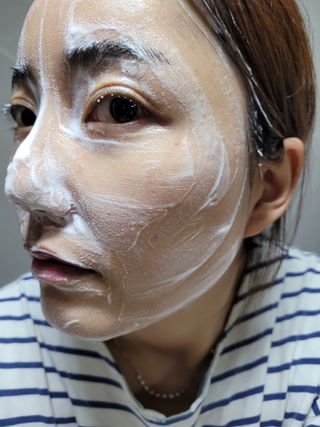 자이블 폼케이크 베이직 바질/피오니 — 5점을 준 리뷰어가 2022년 1월 올린 사용 사진