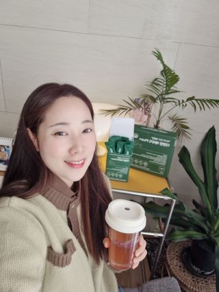 바오랩스 다편한 캐비지 사과키위양배추즙 — 5점을 준 리뷰어가 2023년 11월 올린 사용 사진