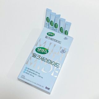 셀렉스스포츠 셀렉스 밀크세라마이드 저분자피쉬콜라겐 28포 X 1박스 — 5점을 준 리뷰어가 2021년 6월 올린 사용 사진