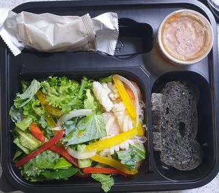 참살이도시락 작심삼일 샐러드도시락 3개 맛보기 새벽배송 또는 택배배송 — 5점을 준 리뷰어가 2021년 7월 올린 사용 사진