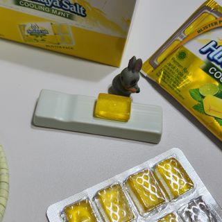 마요라 히말라야 솔트 캔디 2종-페퍼민트 맛, 라임민트 맛 — 5점을 준 리뷰어가 2022년 12월 올린 사용 사진