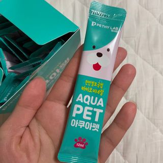 펫시랩 반려견용 액상 프리바이오틱스 아쿠아펫 — 5점을 준 리뷰어가 2021년 1월 올린 사용 사진
