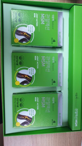 서울약사신협_내몸애발란스관절액션MSM_850mg x 90정 — 5점을 준 리뷰어가 2021년 5월 올린 사용 사진