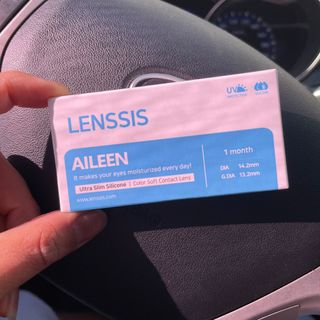 렌시스 LENSSIS [ 렌시스 ] 인생정착템 , 영롱한 매력이 있는 ＃에일린시리즈 1개월용 ｜ 4컬러 중 택1 ｜ — 4.5점을 준 리뷰어가 2021년 4월 올린 사용 사진