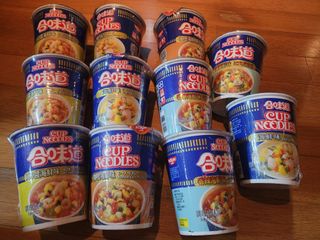 NISSIN 닛신 컵누들  4종 - 씨푸드오리지날, 씨푸드 스파이시, 씨푸드 커리, 씨푸드 XO소스 — 5점을 준 리뷰어가 2023년 1월 올린 사용 사진
