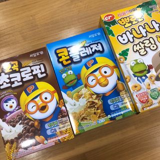 씨알푸드 뽀로로 시리얼 3종 — 5점을 준 리뷰어가 2022년 2월 올린 사용 사진