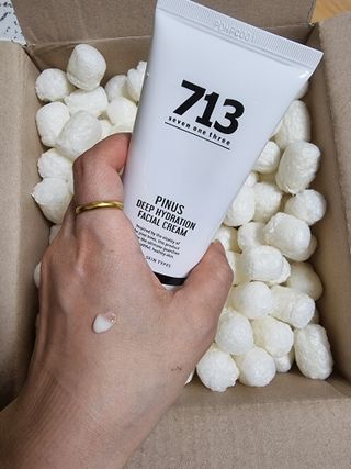 [세븐원쓰리 713] 내 본연의 피부회복 피누스 소나무보습크림 — 5점을 준 리뷰어가 2021년 11월 올린 사용 사진