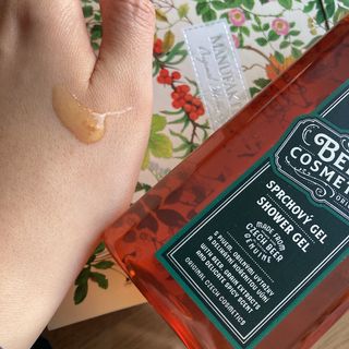 체코 비건화장품 마뉴팍투라 향좋은 천연 맥주샴푸 맥주샤워젤 — 5점을 준 리뷰어가 2022년 5월 올린 사용 사진