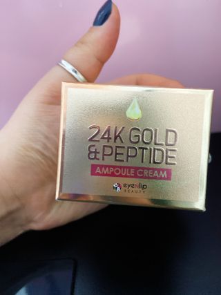 아이앤립 / EYENLIP 아이앤립 24K 골드 N 펩타이드 앰플 크림 — 5점을 준 리뷰어가 2021년 4월 올린 사용 사진