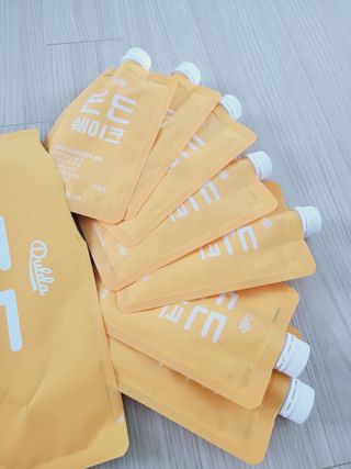 [덜다] 든든 식물성 단백질 쉐이크 40g X 7입 (곡물/딸기) — 5점을 준 리뷰어가 2023년 8월 올린 사용 사진