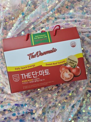 제이제이바이오 더단마토 프리미엄주스 100ml 30팩입 - 무설탕 스테비아 토마토즙 — 4점을 준 리뷰어가 2021년 11월 올린 사용 사진