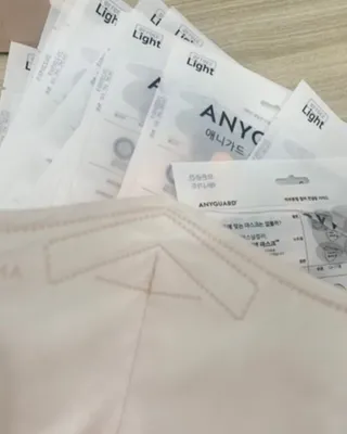 [애니가드] 셋업 메베마스크라이트  (대형 4컬러 + 중형 4컬러) — 5점을 준 리뷰어가 2022년 6월 올린 사용 사진