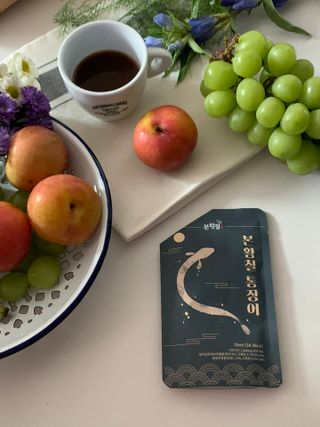 [비린내 완벽제거] 본황칠 통장어 국내산 장어즙 아르기닌 2800mg 장어즙효능 기력보강 — 5점을 준 리뷰어가 2022년 8월 올린 사용 사진