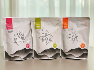 오봉산꽃부각 [만나식품] 오봉산 꽃부각 3가지 맛(오리지널, 새우맛, 매운고추맛) — 5점을 준 리뷰어가 2023년 1월 올린 사용 사진