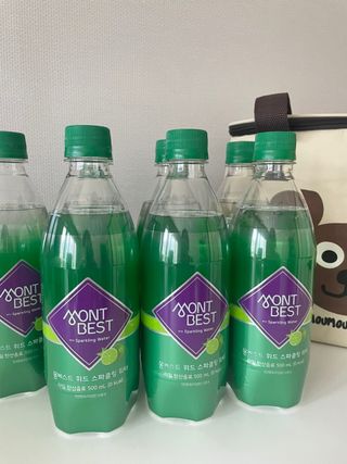 몽베스트 Montbest with Sparkling water Lime20병 — 5점을 준 리뷰어가 2021년 10월 올린 사용 사진