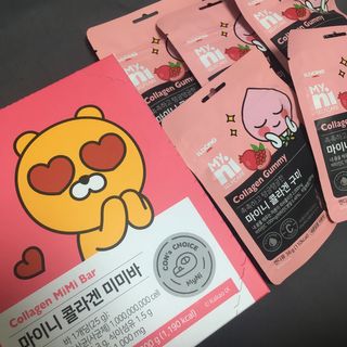 일동제약 마이니 마이니 늘씬날씬 콜라겐 세트 — 5점을 준 리뷰어가 2021년 2월 올린 사용 사진