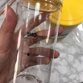 프로티원 단백질쉐이크 곡물맛 2주분 1통+보틀 — 5점을 준 리뷰어가 2021년 4월 올린 사용 사진