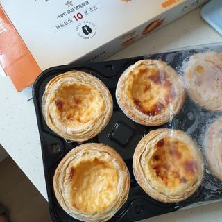 디앙뜨 포르투갈 에그타르트 오리지널 맛+패션후르츠 맛 중 택1 — 5점을 준 리뷰어가 2021년 7월 올린 사용 사진