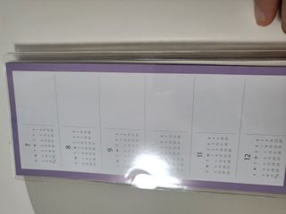 리훈 2023년 아이라이크 모눈 다이어리 미니달력 세트 — 5점을 준 리뷰어가 2022년 11월 올린 사용 사진