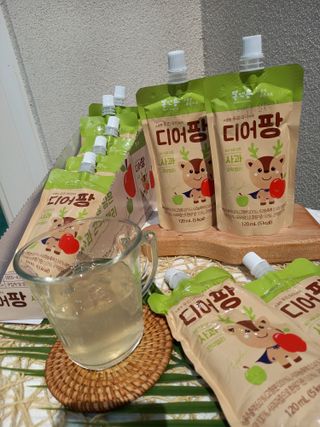[몸엔용] 우리 아이 건강간식, 달콤한 녹용곤약젤리 디어팡 4종 — 5점을 준 리뷰어가 2022년 4월 올린 사용 사진