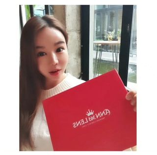 앤365 [ANN365LENS] 저스트 블랙, 초코 2종 중 택일 — 5점을 준 리뷰어가 2021년 12월 올린 사용 사진
