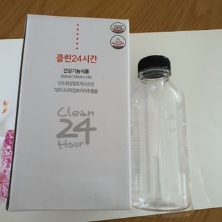클린24시간 1BOX(5포) + 전용보틀(500ml) — 5점을 준 리뷰어가 2022년 8월 올린 사용 사진