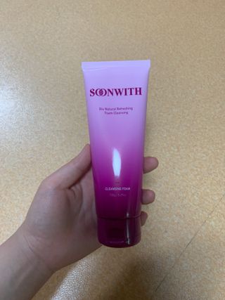 SOONWITH 바이오 내추럴 리프레싱 폼클렌징 — 5점을 준 리뷰어가 2021년 4월 올린 사용 사진