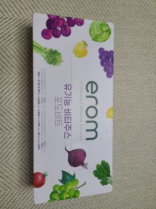 [이롬] 유기농 비타주스 포도비트 110mL x 24입 — 4점을 준 리뷰어가 2022년 7월 올린 사용 사진