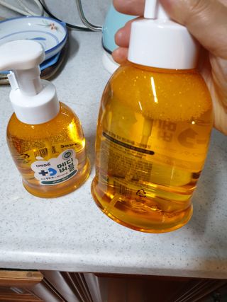 오쎄 메디버블 핸드워시폼 500ml 1+1 (그린애플향) — 4점을 준 리뷰어가 2023년 5월 올린 사용 사진