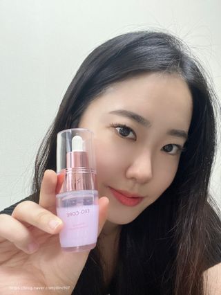 나우 [리브엠] 123억개 엑소좀으로 채운 눈부신 광채, 엑소코어 화이트닝 텐션 앰플 — 5점을 준 리뷰어가 2023년 9월 올린 사용 사진