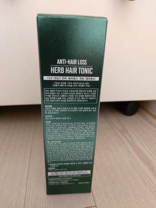 다슈코리아 다슈 데일리 안티 헤어로스 허브 헤어토닉 150ml — 5점을 준 리뷰어가 2021년 1월 올린 사용 사진