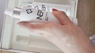SOONWITH 순위드 NEP+ 스킨케어 3종 세트 — 4점을 준 리뷰어가 2021년 3월 올린 사용 사진