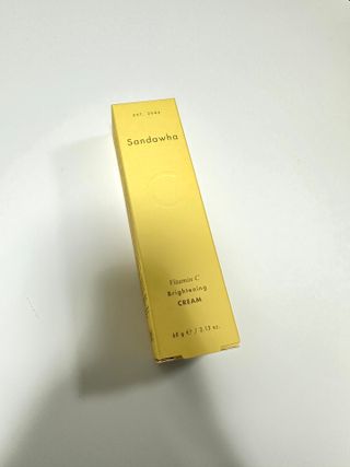 산다화 비타민C 화이트닝 크림 — 4점을 준 리뷰어가 2023년 5월 올린 사용 사진